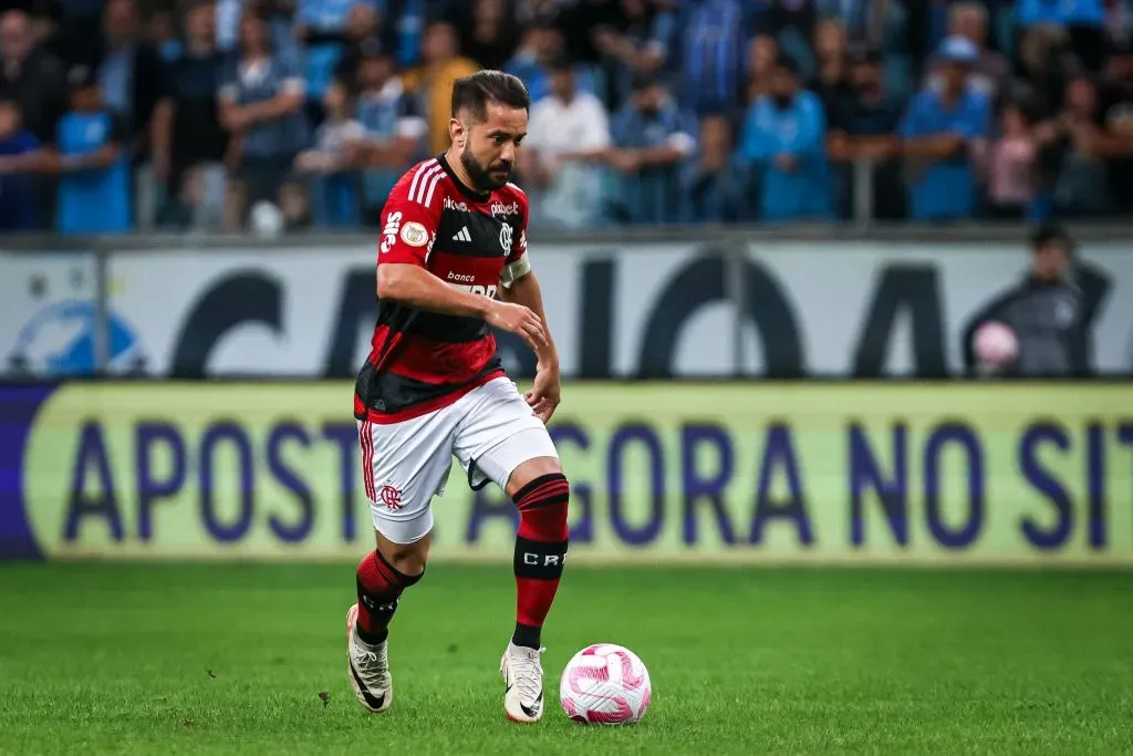 Everton Ribeiro jogador do Flamengo durante partida pelo campeonato Brasileiro A 2023. Foto: Maxi Franzoi/AGIF