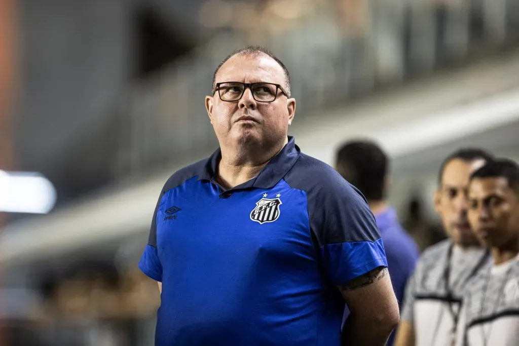 Marcelo Fernandes, técnico do Santos - Foto: Abner Dourado/AGIF