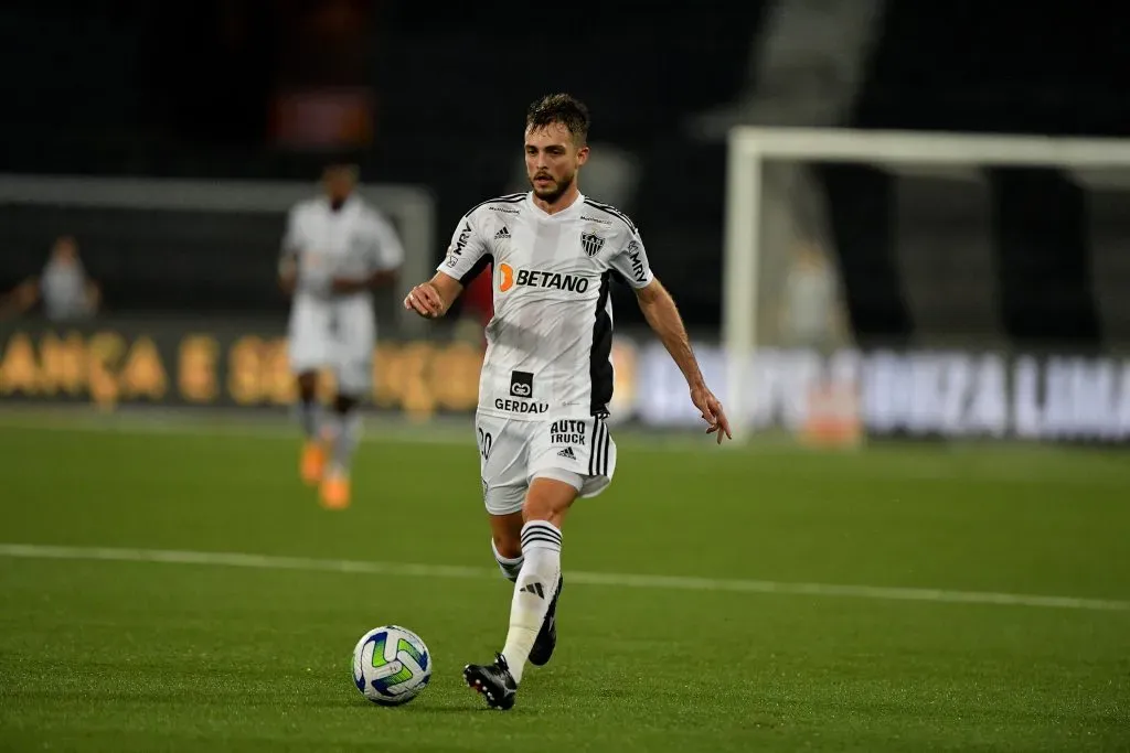 Hyoran jogador do Atletico-MG durante partida contra o Botafogo no estadio Engenhao pelo campeonato BRASILEIRO A 2023. Foto: Thiago Ribeiro/AGIF