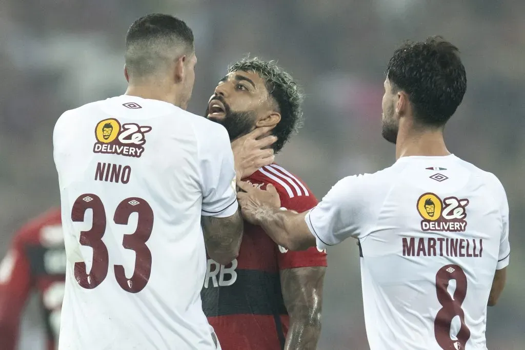 No último jogo, Gabigol foi expulso junto com Nino. Foto: Jorge Rodrigues/AGIF