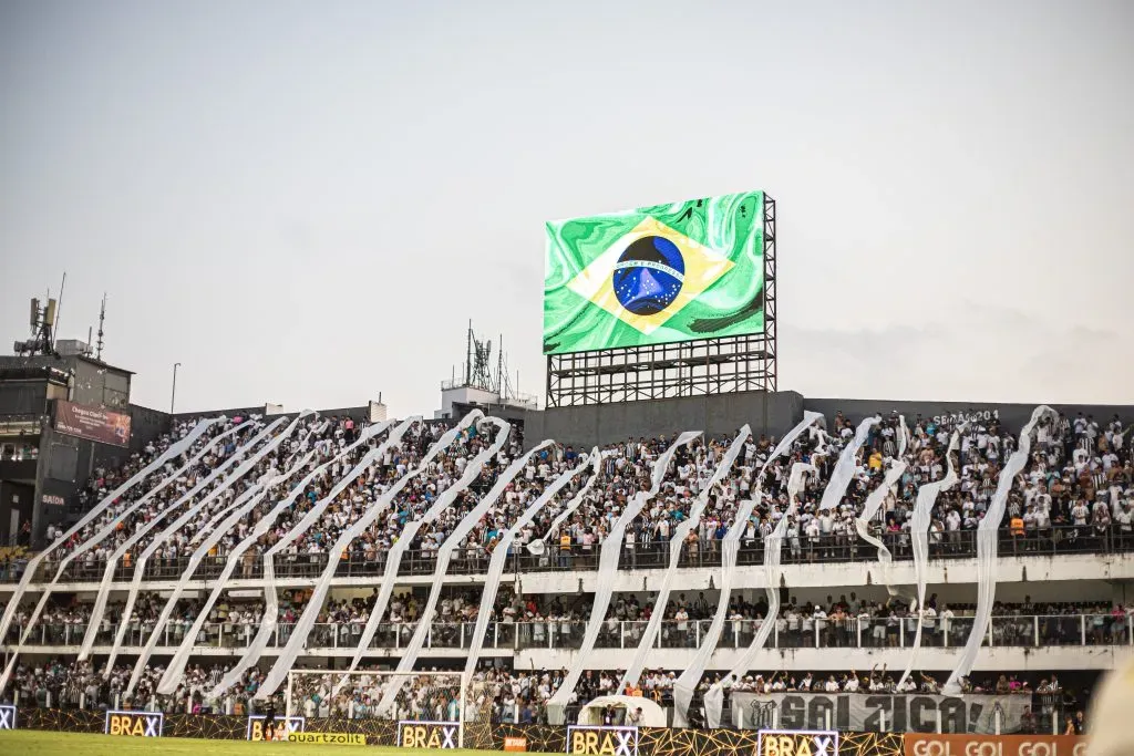 Foto: Abner Dourado/AGIF – Marcelo Teixeira quer uma arena mais moderna do que a Vila Belmiro