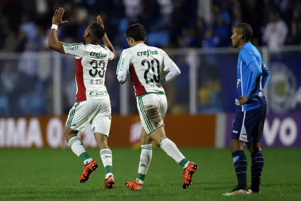 Gabriel Jesus  quando jogava no Palmeiras -. Foto: Cristiano Andujar/AGIF