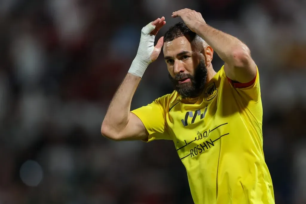 Karim Benzema do Al Ittihad. Yasser Bakhsh/Getty Images