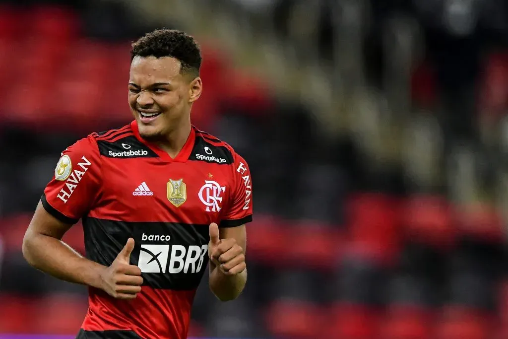 Rodrigo Muniz quando jogava pelo Flamengo Foto: Thiago Ribeiro/AGIF