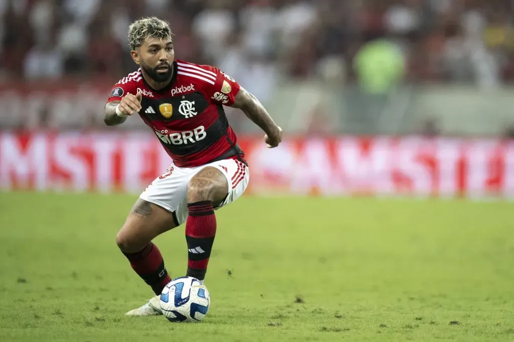 Gabigol jogador do Flamengo na mira do Corinthians para 2024. Foto: Jorge Rodrigues/AGIF