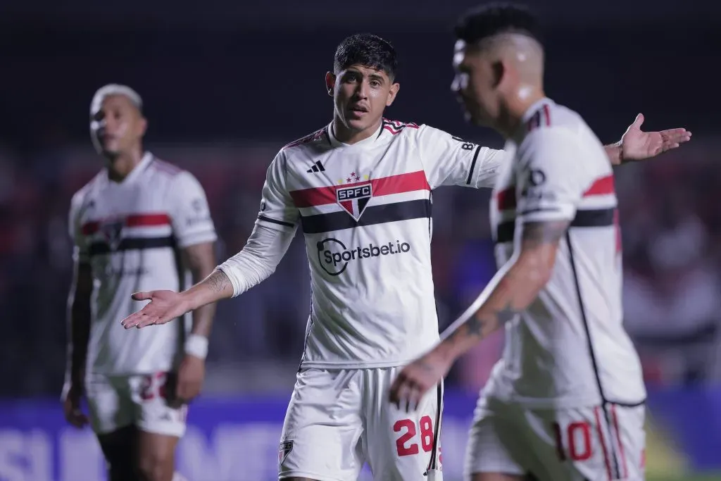 Alan Franco em atividade pelo São Paulo. Foto: Ettore Chiereguini/AGIF