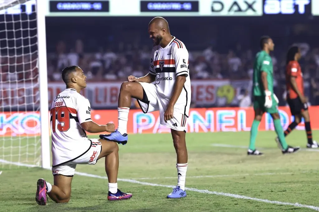 São Paulo derrotou o Milan no “Reencontro de Gigantes”. Foto: Marcello Zambrana/AGIF