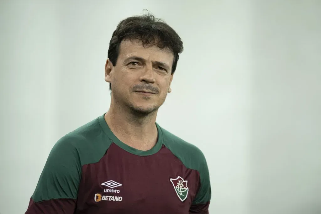 Fernando Diniz técnico do Fluminense durante partida contra o Grêmio no estádio Maracanã pelo campeonato Brasileiro A 2023.  Jorge Rodrigues/AGIF