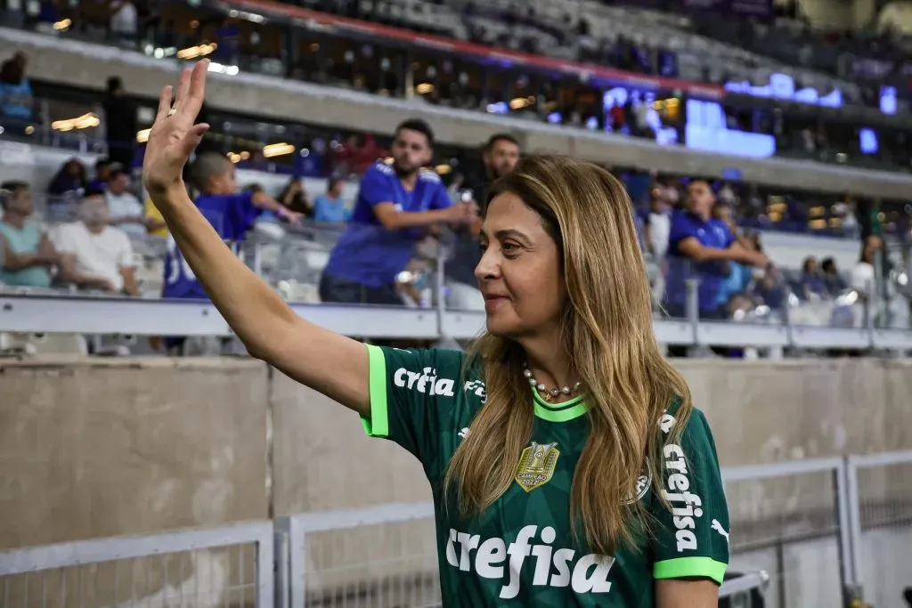 Leila Pereira vem sendo pressionada por opositores no Palmeiras – Foto: Gilson Lobo/AGIF