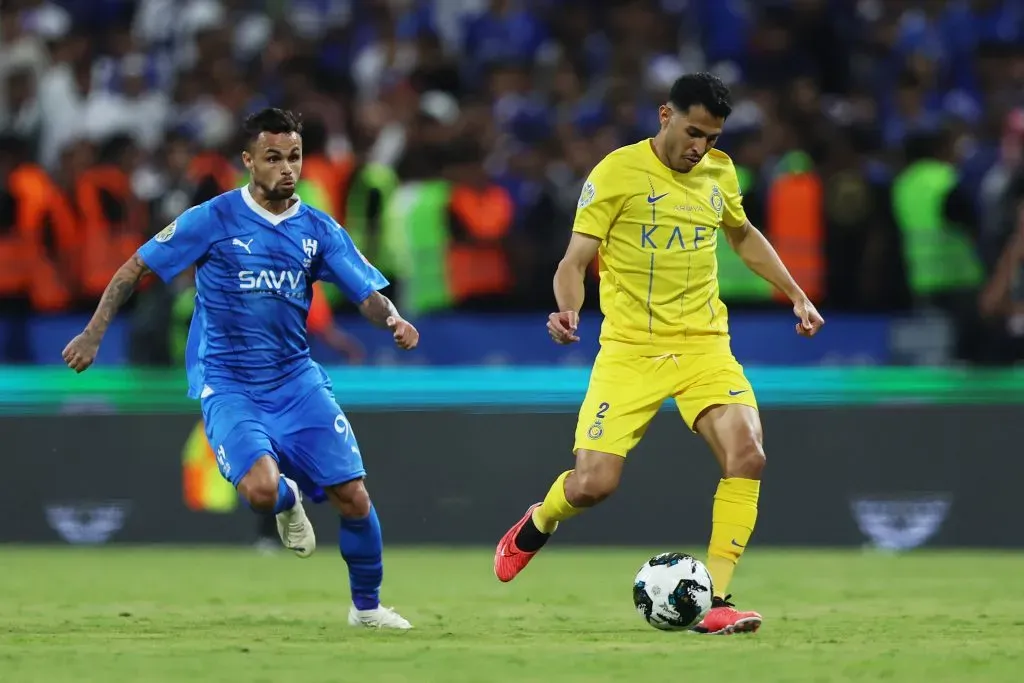 Michael durante a sua agem pelo Al Hila, da Arábia Saudita. Foto: Yasser Bakhsh/Getty Images
