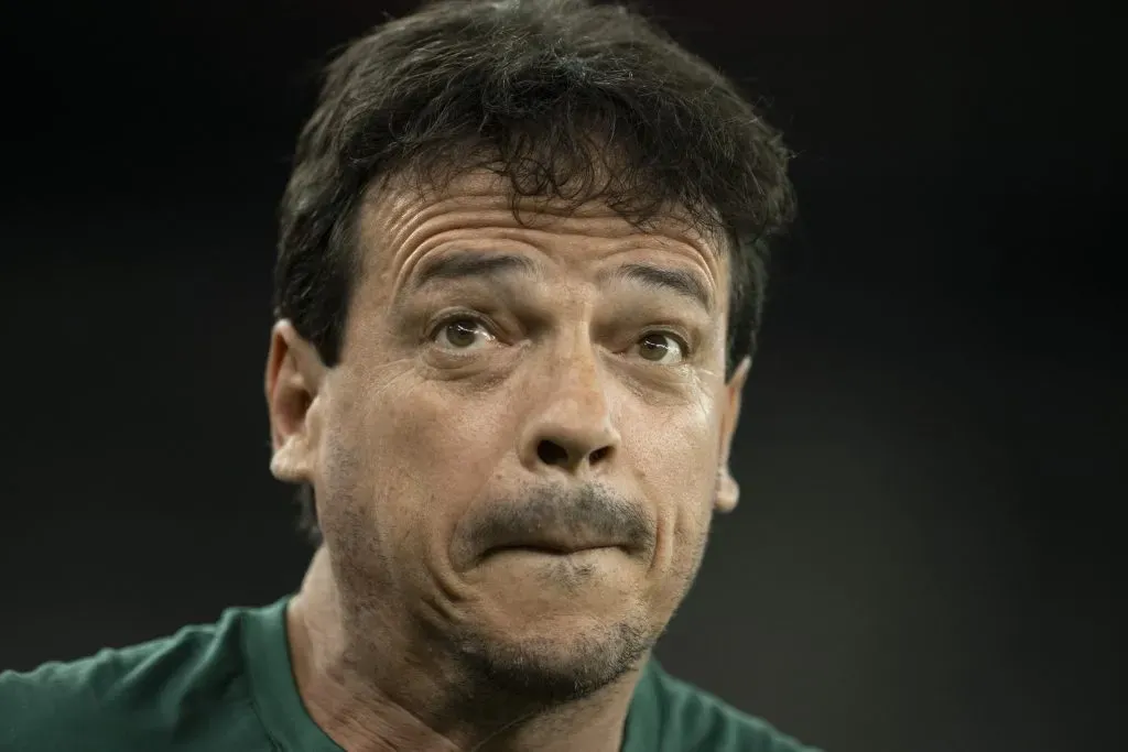 Fernando Diniz técnico do Fluminense durante partida pelo campeonato Brasileiro A 2023. Foto: Jorge Rodrigues/AGIF