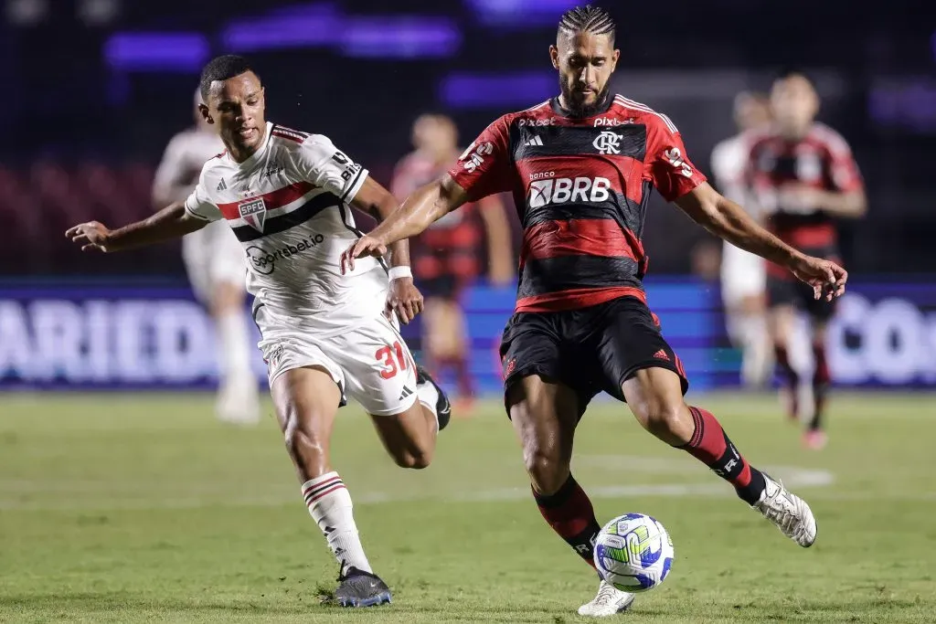 Pablo não conseguiu se firmar na posição desde que chegou ao Flamengo. Foto: Alexandre Schneider/Getty Images
