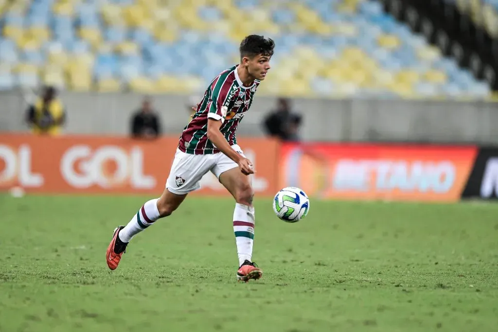 Giovanni Manson atuando pelo Fluminense. Foto: Thiago Ribeiro/AGIF