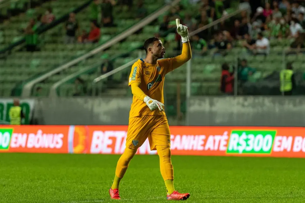 Vladimir goleiro do Santos durante passagem pelo Avaí. Foto: Alessandra Torres/AGIF