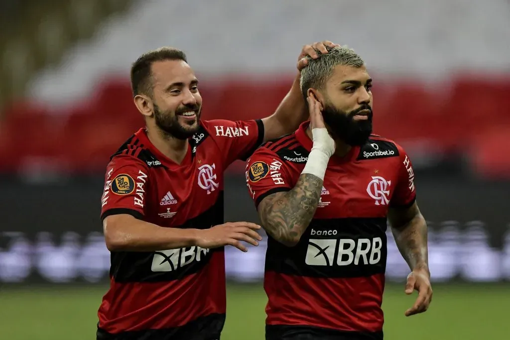 Everton Ribeiro e Gabigol fizeram história no Flamengo. Foto: Thiago Ribeiro/AGIF