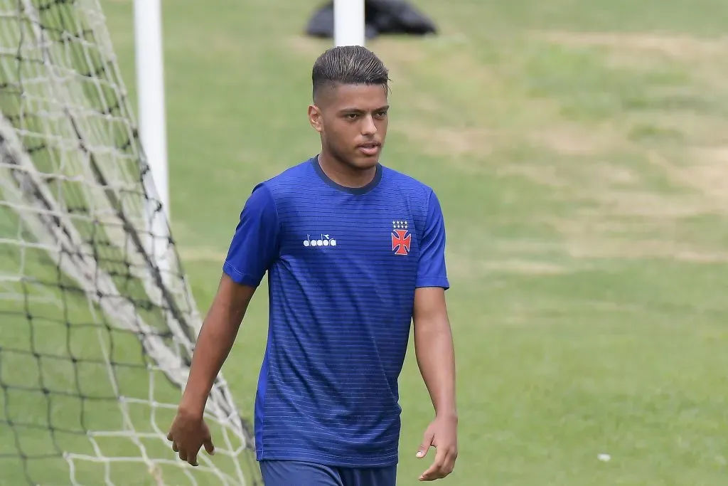 Evander durante a sua passagem no Vasco em 2018 . Foto: Thiago Ribeiro/AGIF