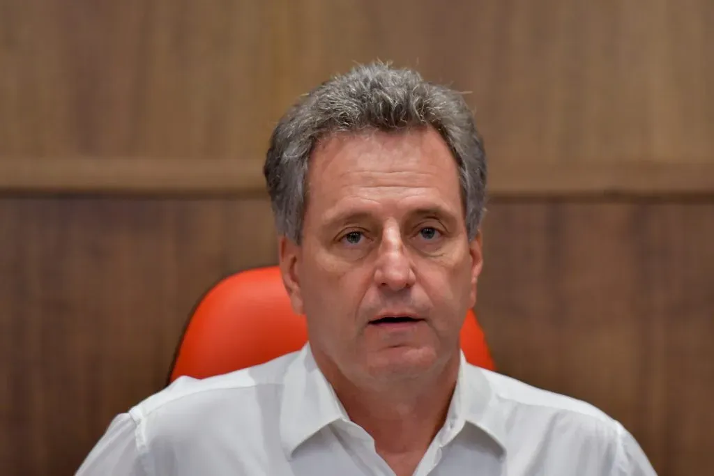 Coletiva Presidente do Flamengo – Rodolfo Landim. Foto: Thiago Ribeiro/AGIF