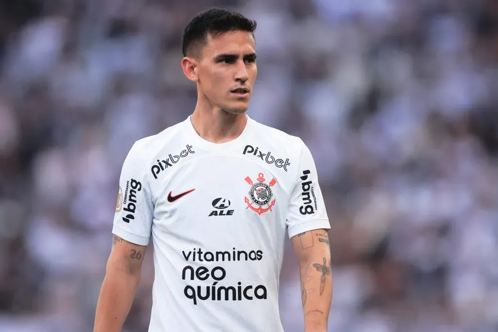 Rojas em campo pelo Corinthians. Foto: Ettore Chiereguini/AGIF