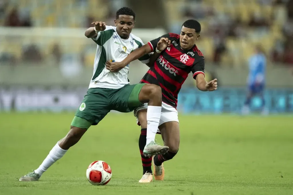 gor Jesus jogador do Flamengo durante partida contra o Boavista no estadio Maracana pelo campeonato Carioca 2024. Foto: Jorge Rodrigues/AGIF