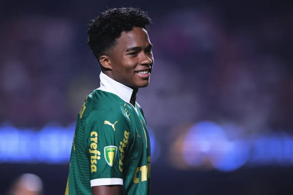 SP – SAO PAULO – 03/03/2024 – PAULISTA 2024, SAO PAULO X PALMEIRAS – Endrick jogador do Palmeiras durante partida contra o Sao Paulo no estadio Morumbi pelo campeonato Paulista 2024. Foto: Ettore Chiereguini/AGIF