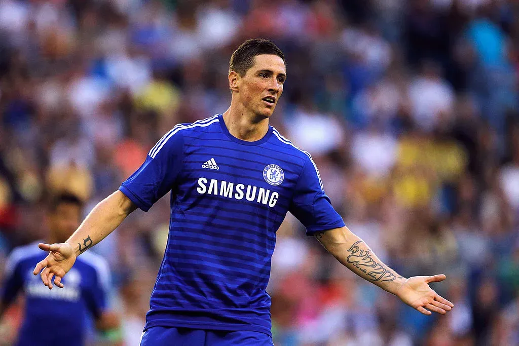 Fernando Torres em jogo pelo Chelsea. Dean Mouhtaropoulos/Getty Images.