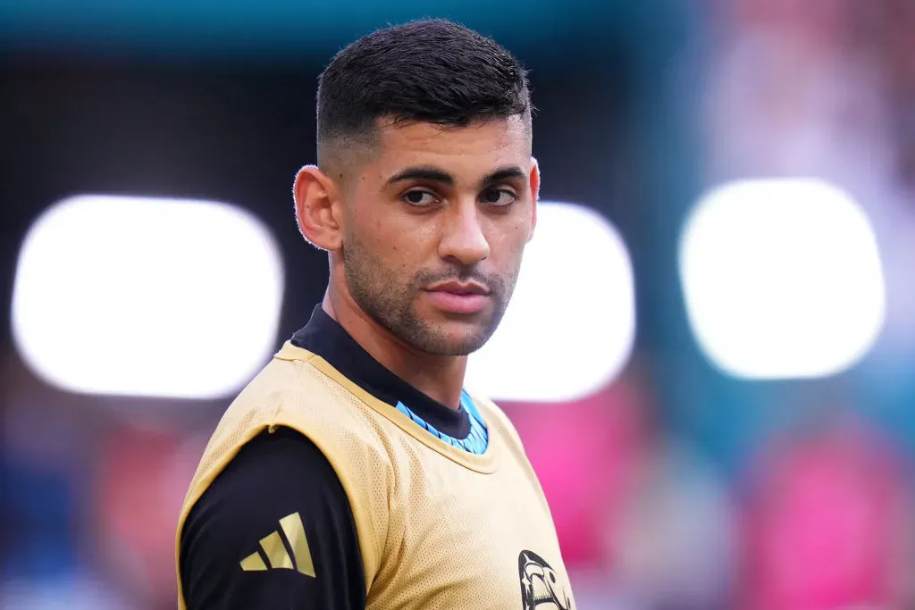 Cuti Romero em jogo da Argentina na Copa América. Rich Storry/Getty Images.