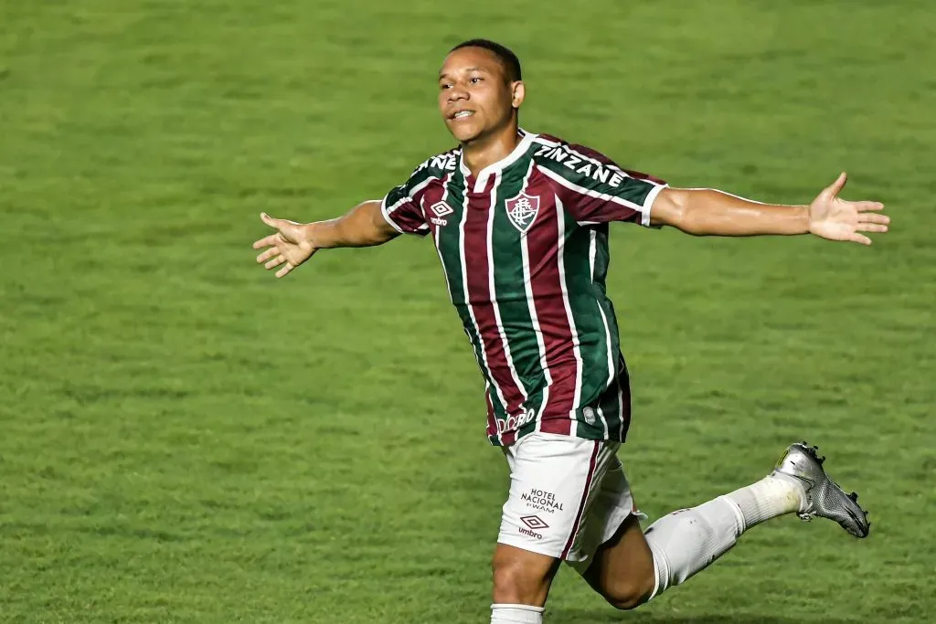 Wellington Silva em ação pelo Fluminense em 2020. Foto: Thiago Ribeiro/AGIF
