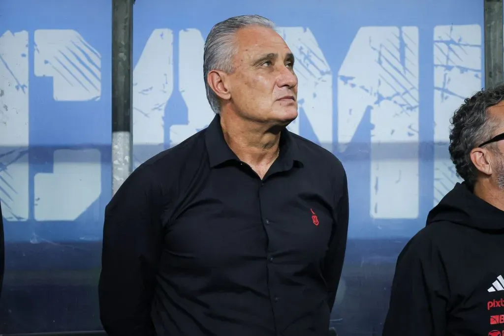 Após derrota para o Grêmio, Tite expõe situação de Gabigol no Flamengo. Foto: Maxi Franzoi/AGIF