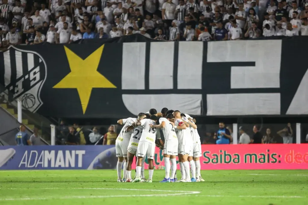 Santos ficou no empate em 1 a 1 com o Novorizontino. Foto: Reinaldo Campos/AGIF