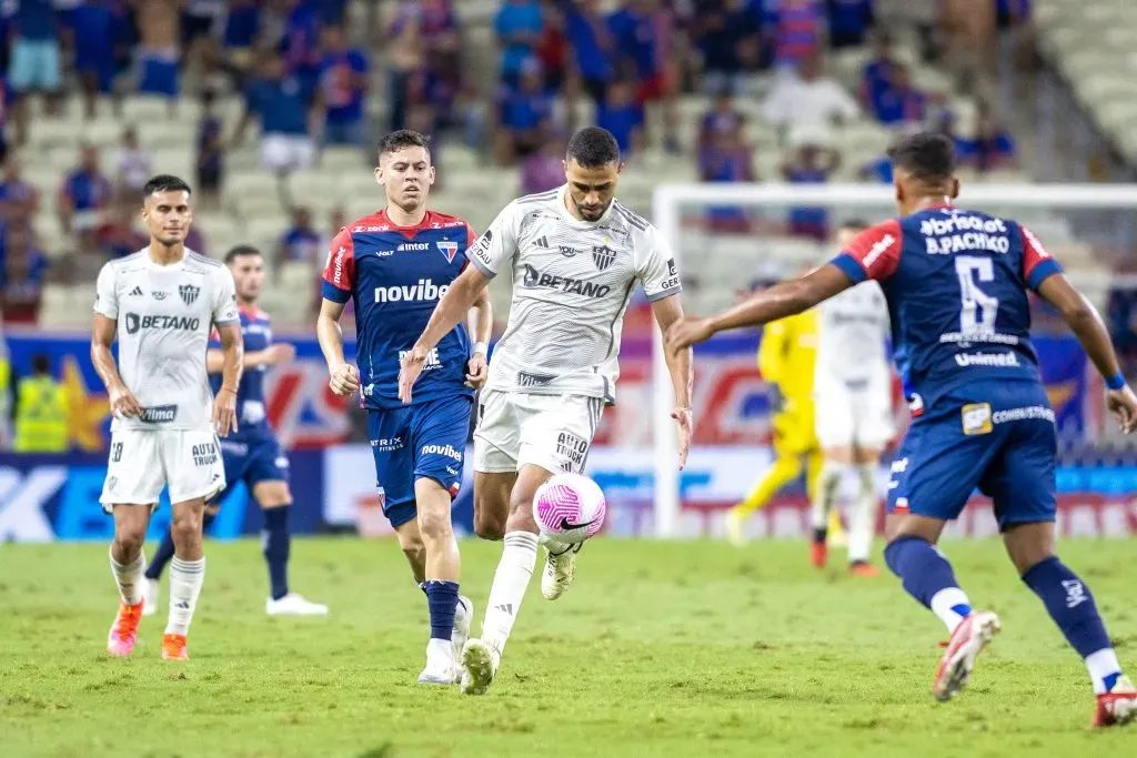 jogador do Atletico-MG durante partida