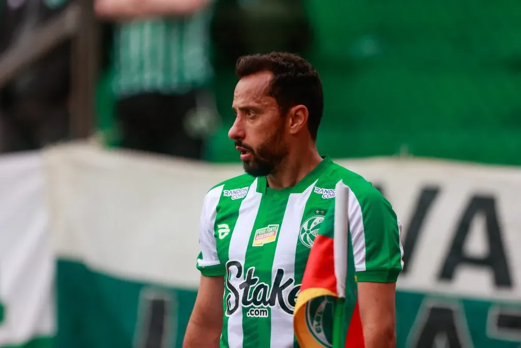 Nenê não foi relacionado contra o Palmeiras por uma “Pendência no STJD”; Juventude diz desconhecer situação. Foto: Luiz Erbes/AGIF