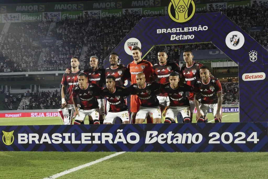 Time titular que venceu o Vasco pelo placar de 3 a 0. Foto: Anderson Romao/AGIF