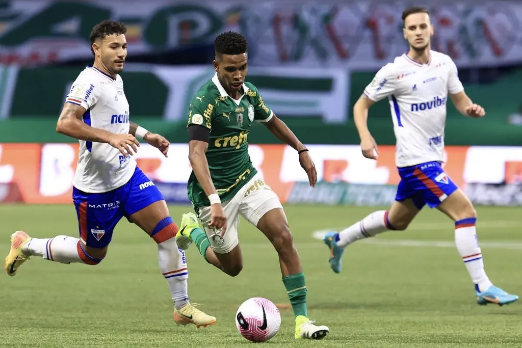 Palmeiras empatou com o Fortaleza, em casa. Foto: Marcello Zambrana/AGIF