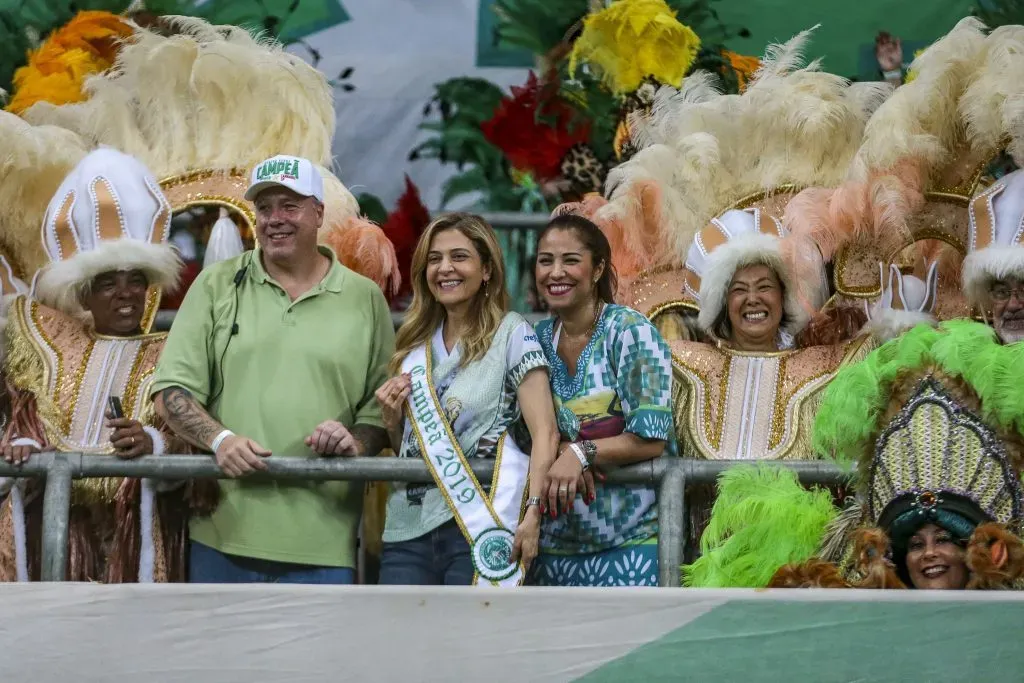 Leila Pereira com a Mancha Verde