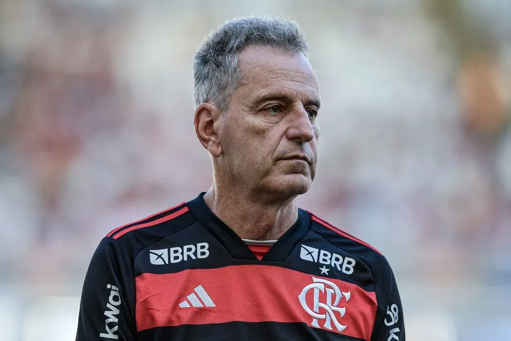 Rodolfo Landim em partida entre Flamengo e Madureira. Foto: Thiago Ribeiro/AGIF