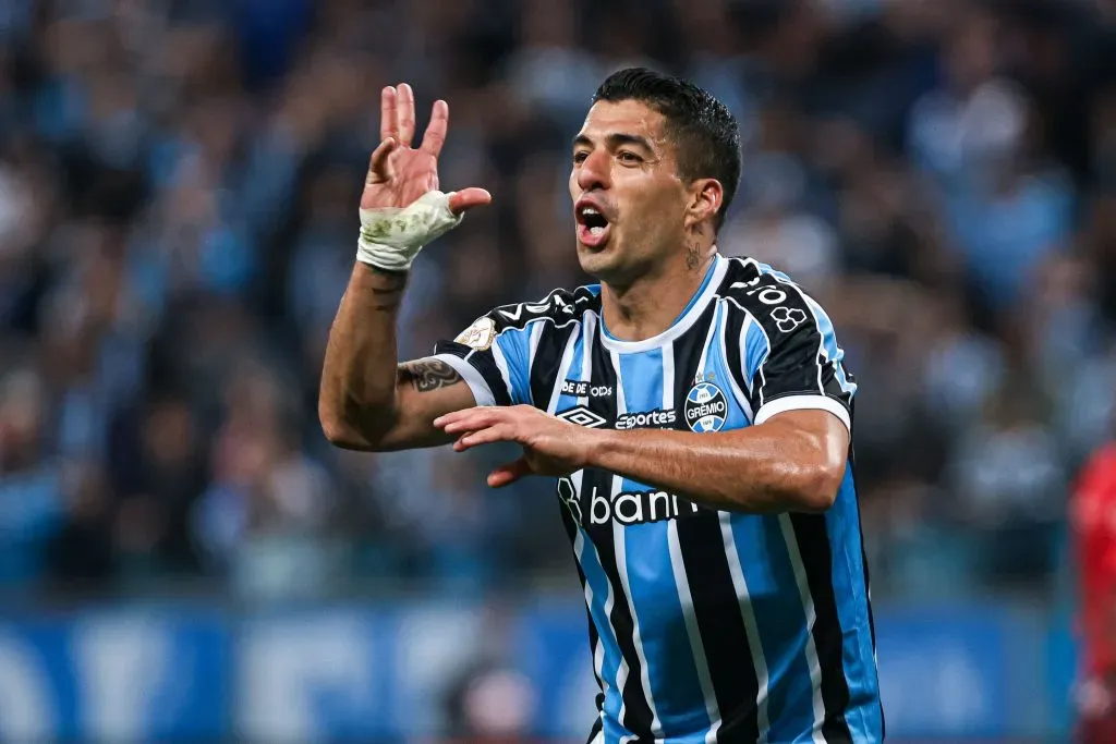 Foto: Maxi Franzoi/AGIF – Suárez marcou quase 30 vezes com a camisa do Grêmio