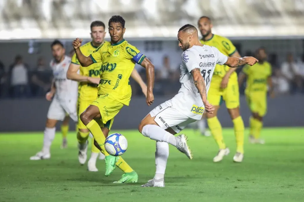 Guilherme durante partida realizada contra o Mirassol. Foto: Reinaldo Campos/AGIF