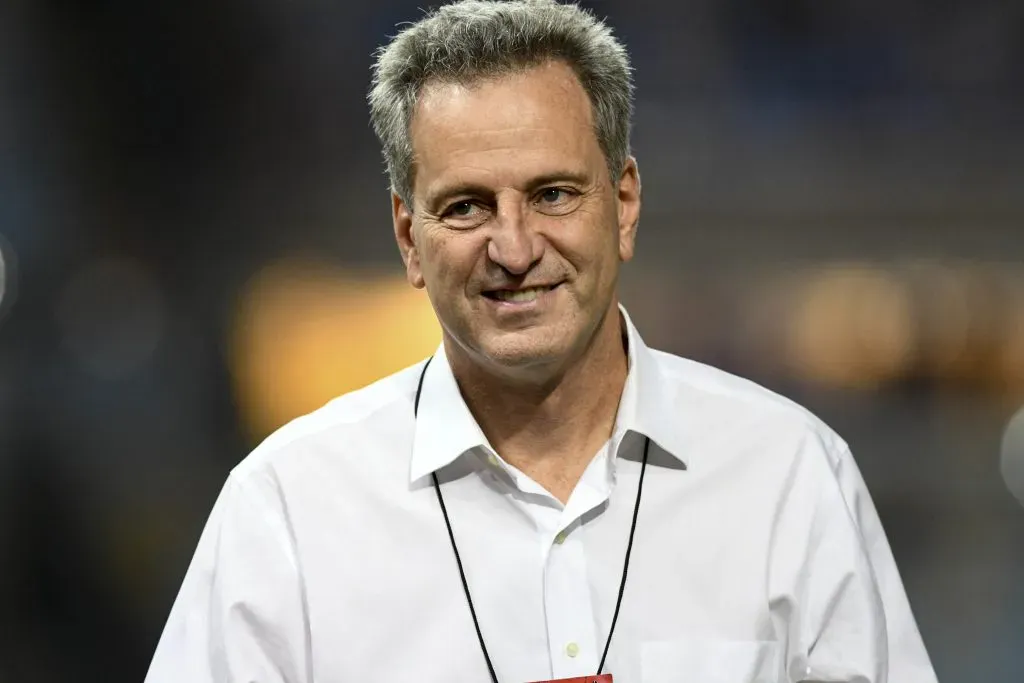 Presidente do Flamengo antes de jogo. Celso Pupo/Fotoarena.
