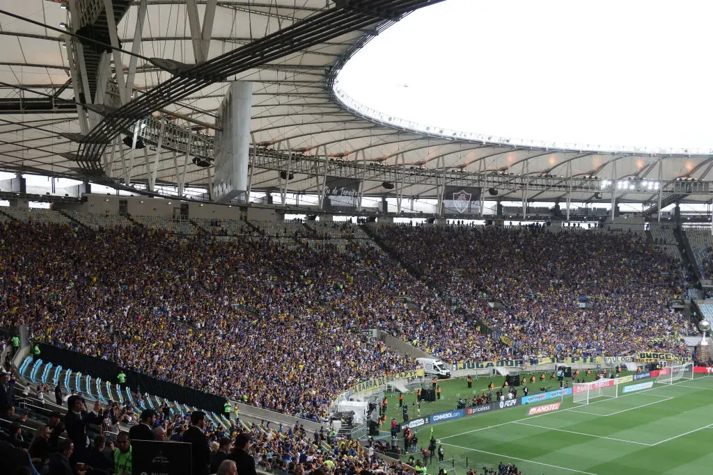 Fluminense e Boca Juniors na final da Libertadores 2023. Foto: Lucas Figueiredo/Getty Images