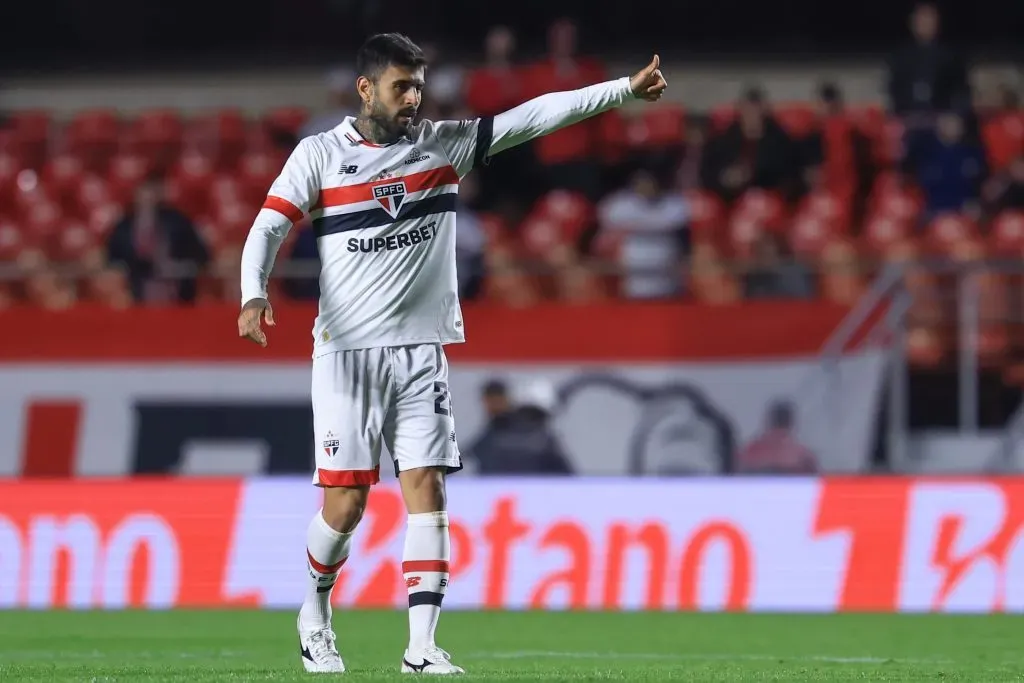 Liziero na volta ao São Paulo. Foto: Marcello Zambrana/AGIF