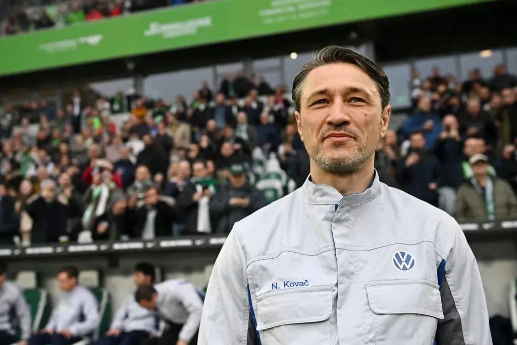 WOLFSBURG, GERMANY – APRIL 01: Niko Kovac, Head Coach of VfL Wolfsburg, looks on prior to the Bundesliga match between VfL Wolfsburg and FC Augsburg at Volkswagen Arena on April 01, 2023 in Wolfsburg, Germany. (Photo by Stuart Franklin/Getty Images)