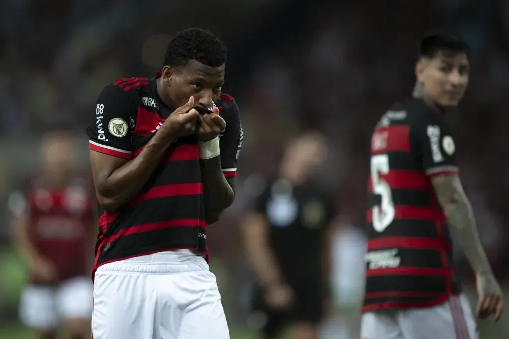 Gonzalo em ação pelo Flamengo. Foto: Luiz Erbes/AGIFa