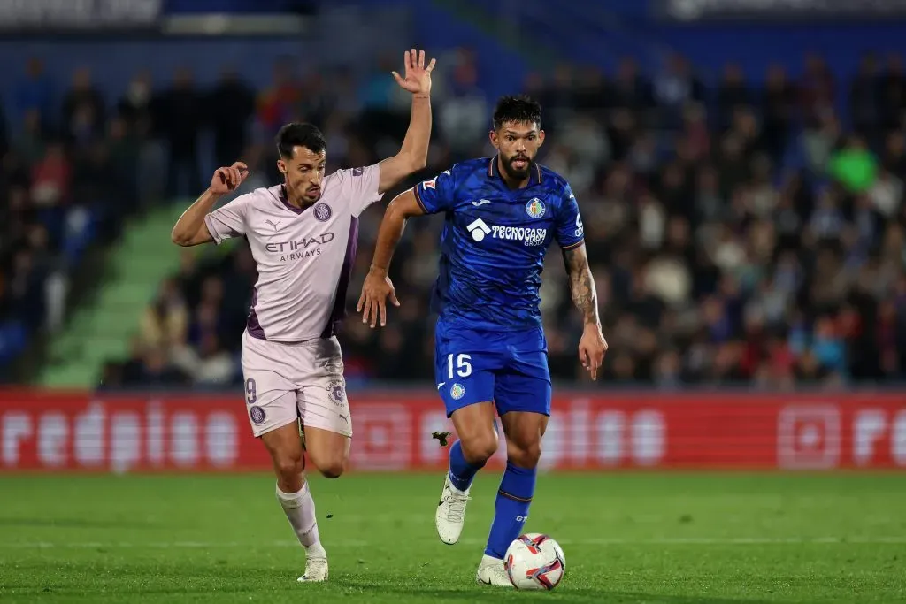 Alderete em ação pelo Getafe. Photo by Florencia Tan Jun/Getty Images