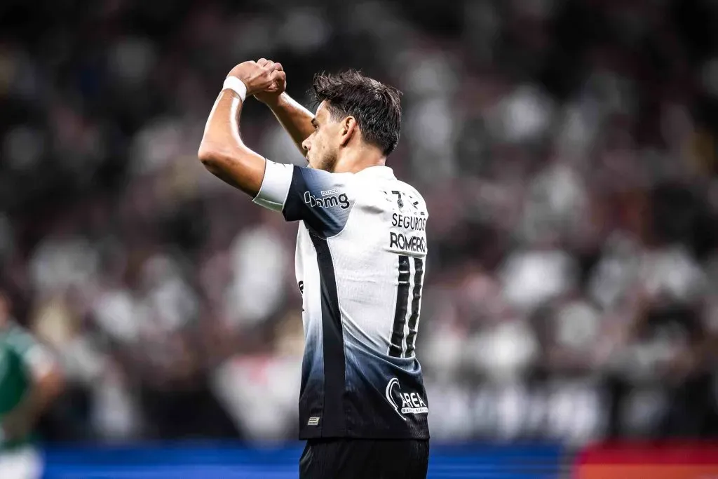 Romero marcou os dois gols do Corinthians na partida. Foto: Leonardo Lima/AGIF