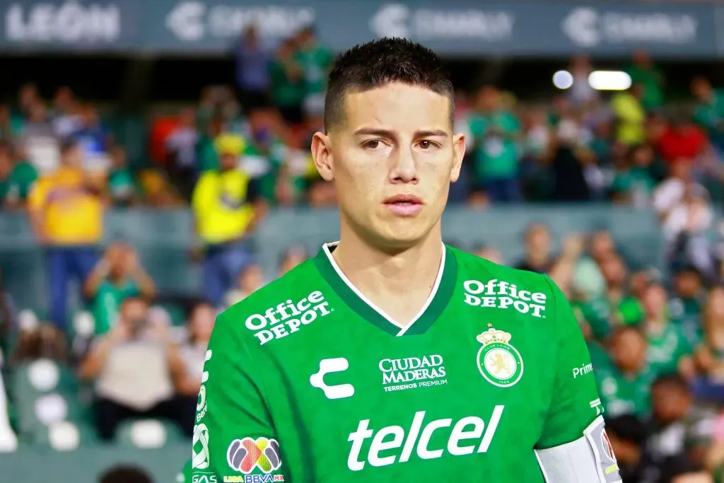 James Rodríguez atua pelo Léon. Photo by Leopoldo Smith/Getty Images