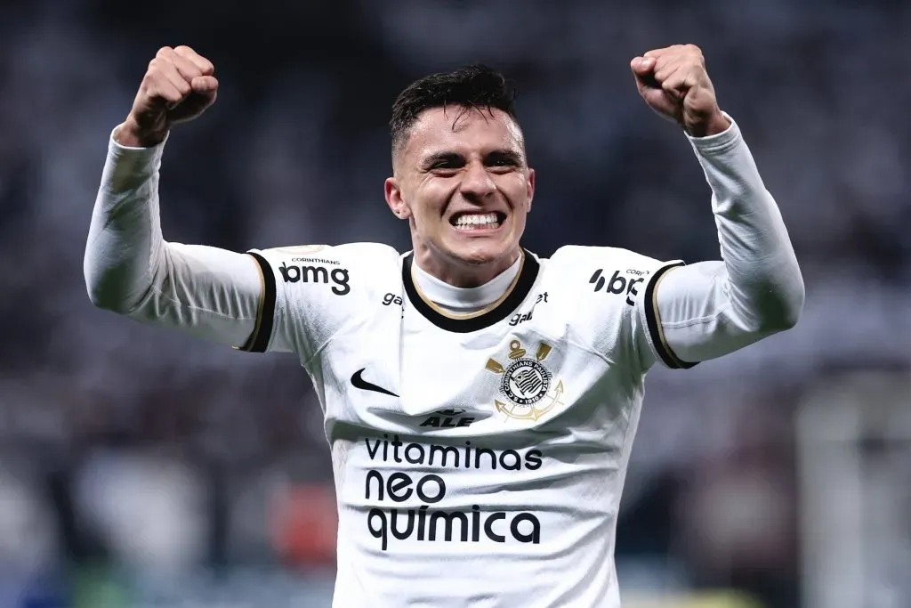 Mantuan em partida pelo Timão, em 2022. Foto: Ettore Chiereguini/AGIF