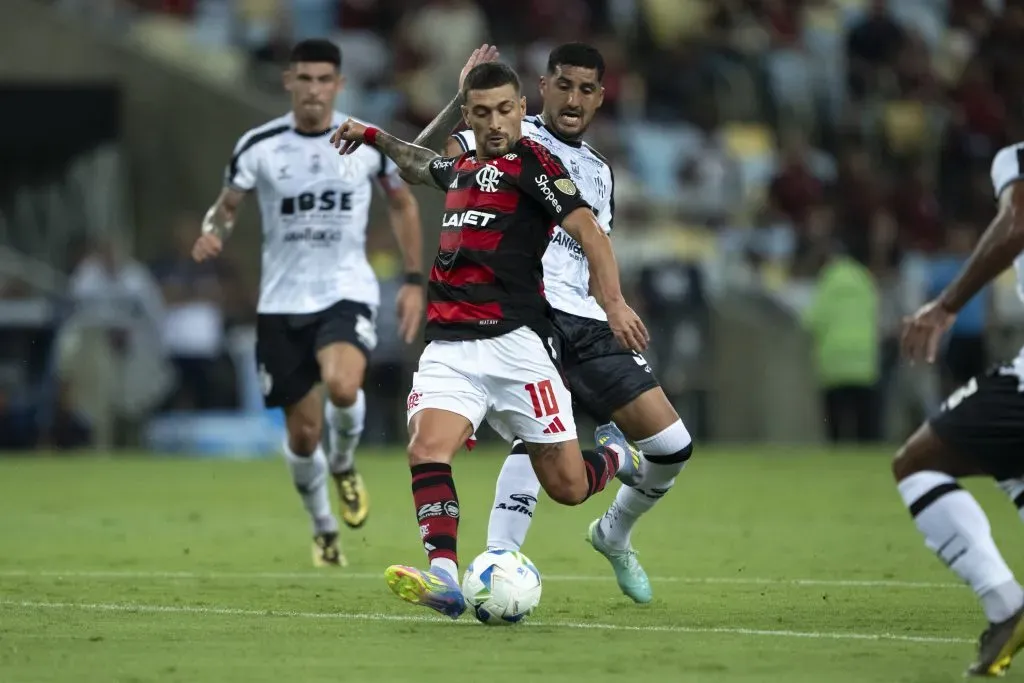 Flamengo perdeu para o Central Córdoba, pela Libertadores. Foto: Jorge Rodrigues/AGIF