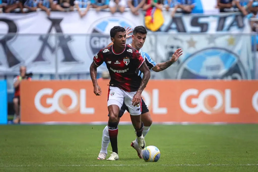 LG atuando contra o Imortal, em 2024. Foto: Maxi Franzoi/AGIF