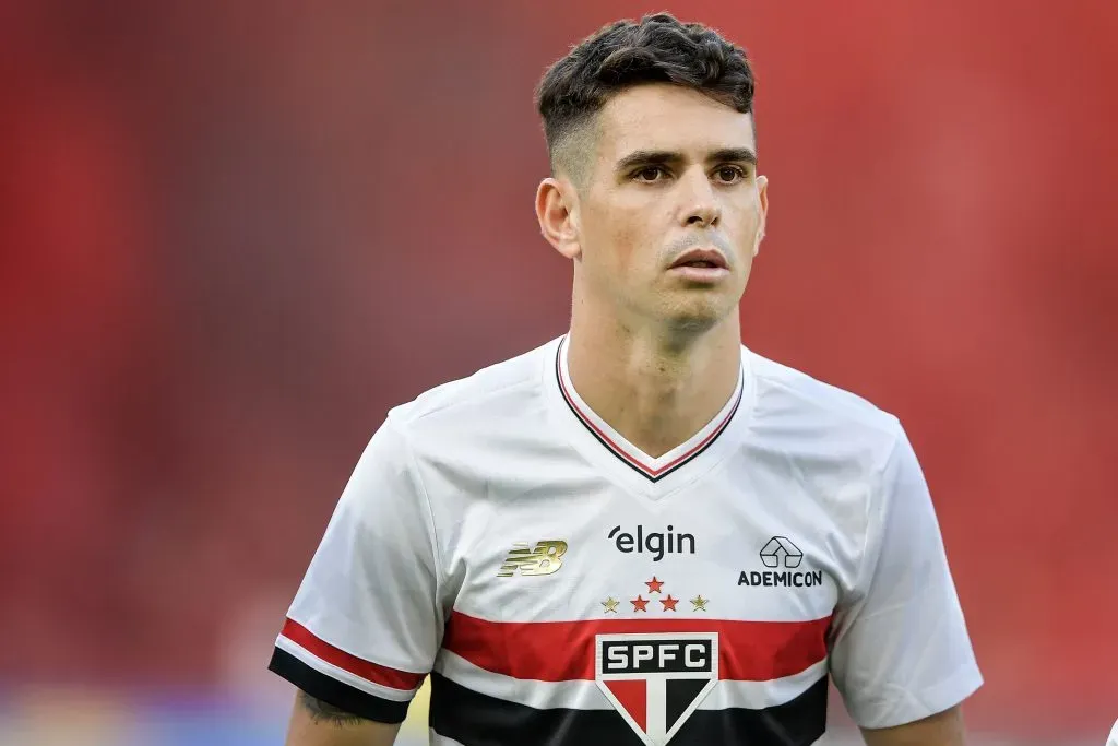 Oscar também foi novidade na partida. Foto: Thiago Ribeiro/AGIF