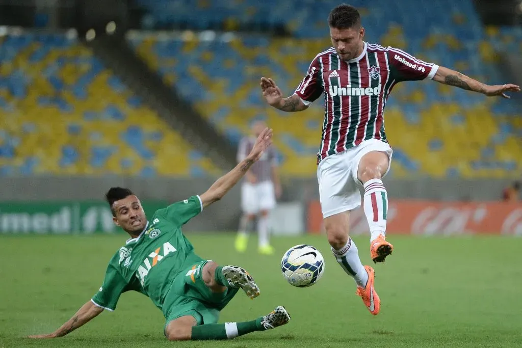 Rafael Sobis atuando pelo Fluminense